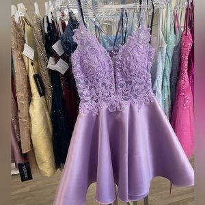 Alyce Paris Lavender Purple Homecoming HOCO Dress